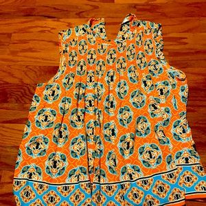 Crown and ivy sleeveless shirt